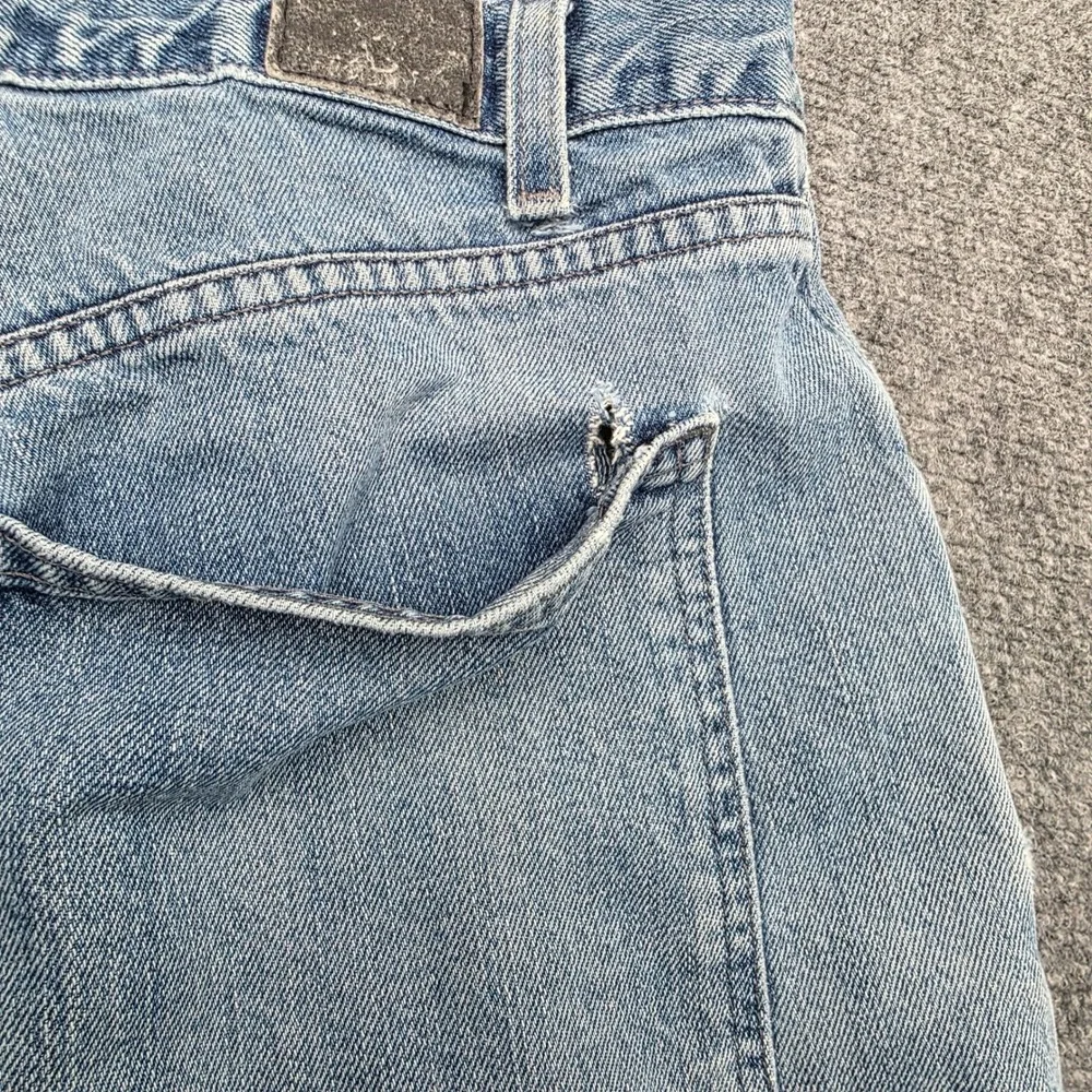 VTG Levi's SilverTab Baggy Fit Jeans Mens 40x30 Light Wash Distressed Skater Y2K